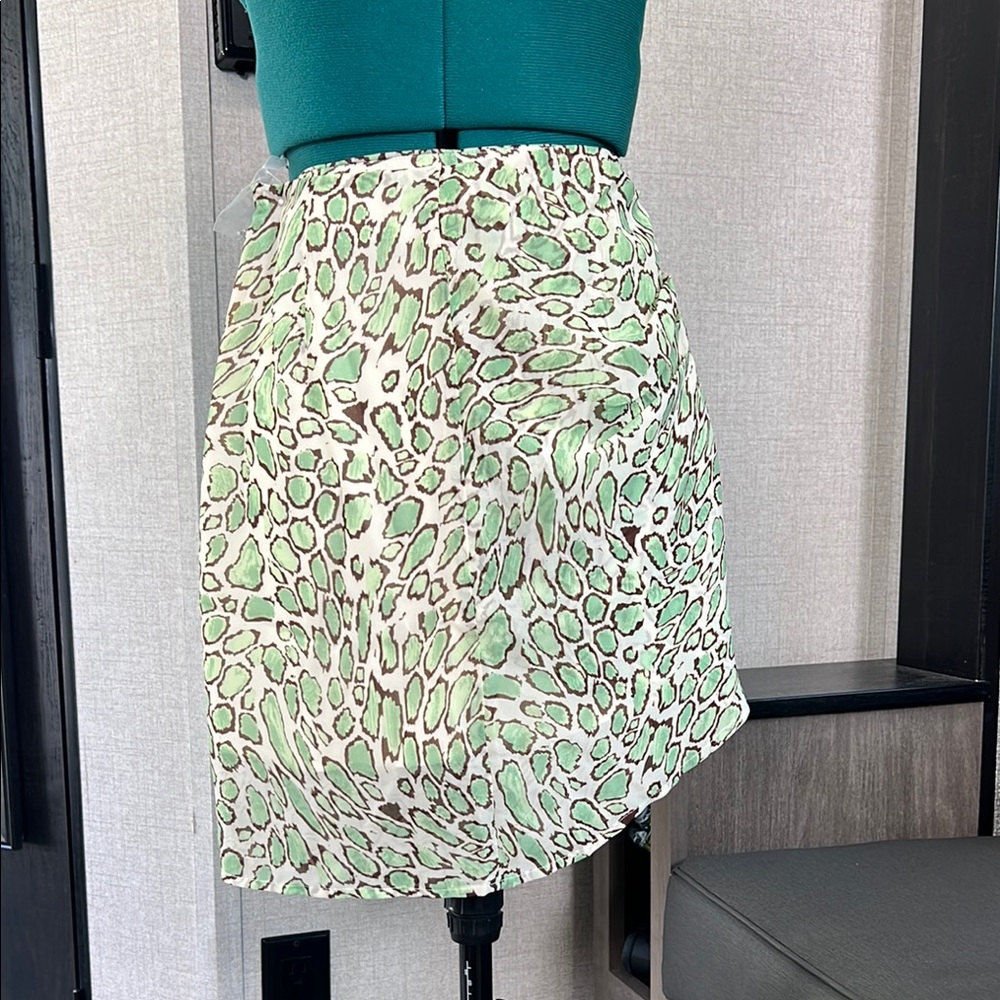 ✨ J.O.A. Green Wrap Mini Skirt